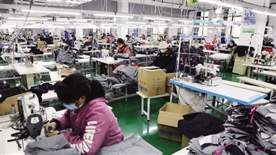 湘南紡織基地牛仔服飾企業(yè)全面復(fù)工，日用品銷售同步回暖